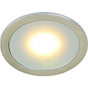 HEITRONIC LED Recessed spot AR45-LED, 3W, 110�, 3000K, 165lm, IP44, stainless steel