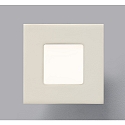 HEITRONIC LED Recessed luminaire NIZZA Panel, IP20, SQUARE, 7.5cm, 2.2W 2700K 50lm 120�, white