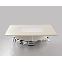 HEITRONIC LED Recessed luminaire NIZZA Panel, IP20, SQUARE, 7.5cm, 2.2W 2700K 50lm 120�, white