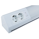 HEITRONIC Cabinet luminaire BONN, LED, warm white, with 2 sockets, 20W