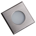 Heitronic LED Floor recessed spot N�RNBERG 4, warm white, square