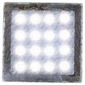HEITRONIC floor recessed luminaire AKIAKI  with open cable, walkable IP67, transparent 