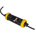HEITRONIC Cable sleeve, 190x70mm, IP68, black/yellow, yellow, black