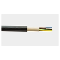 High voltage underground cable NYY-J 3G1,5, 100m, black