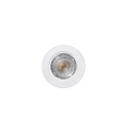 HEITRONIC LED Recessed spot DL7002, round, 38�, 5,5W, 3000K, 400lm, IP44, swiveling, white
