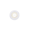 HEITRONIC LED Recessed spot DL7002, round, 38�, 5,5W, 3000K, 400lm, IP44, swiveling, white