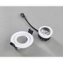 HEITRONIC downlight DL6808 round IP54, white dimmable