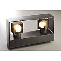 HEITRONIC LED Wall luminaire VIGO Outdoor luminaire, 2 flames, 2x6W, 3000K, 530lm, IP54, anthracite