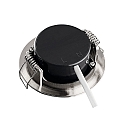 HEITRONIC LED Recessed spot DL7202, �82mm, 38�, 5W, 3000K, 380lm, IP44, nickel