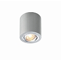 Surface mounted spot ADL9001, round, GU10, IP20, 25� swiveling, brushed aluminum