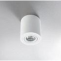 HEITRONIC Surface mounted spot ADL9001, round, GU10, IP20, 25� swiveling, white