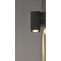 Wall luminaire GALERA Outdoor luminaire, GU10, max. 7W, square, IP54, anthracite, LED max. 9W