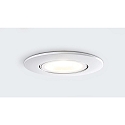 HEITRONIC LED Recessed spot DL8002 round swivelling 38� white 8,5W 720lm IP65 2700K + 4000K dimmable