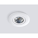 HEITRONIC LED Recessed spot DL8002 round swivelling 38� white 8,5W 720lm IP65 2700K + 4000K dimmable
