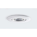 HEITRONIC LED Recessed spot DL8002 round swivelling 38� white 8,5W 720lm IP65 2700K + 4000K dimmable