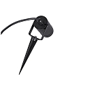HEITRONIC Ground spike luminaire BURANO, 230V AC, GU10, LED max. 7W, IP44, with 2m connection cable + plug