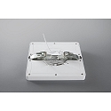 HEITRONIC LED Panel SELESTO, Clip-on System, 164mm, 12W, 3000/4000/6000K, 1100lm, square, IP20, white
