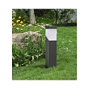 HEITRONIC socket luminaire MADELEINE square E27 IP44, anthracite dimmable