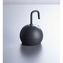 HEITRONIC battery table lamp PHERA with accumulator, with touch dimmer IP54, anthracite dimmable