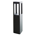 socket luminaire TOSKANA II square, switchable, set back IP65, anthracite 