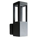 outdoor wall luminaire TOSKANA II square, switchable, set back IP65, anthracite 