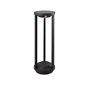 HEITRONIC solar spike luminaire PILASTRO down, with switch, with sensor IP54, anthracite 