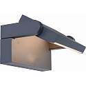 HEITRONIC outdoor wall luminaire ARONA rotatable, vertacal IP54, anthracite 