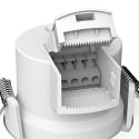 HEITRONIC recessed luminaire DL7003 round, CCT Switch IP65, white dimmable 6,7W 550/630/610lm 3000/4000/6500K 100� CRI >80
