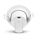 HEITRONIC recessed luminaire DL7003 round, CCT Switch IP65, white dimmable 6,7W 550/630/610lm 3000/4000/6500K 100� CRI >80