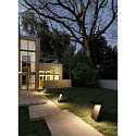 HEITRONIC outdoor floor lamp Z-LINE with sensor, with USB connection, with accumulator IP54, anthracite dimmable