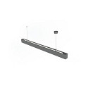 HEITRONIC pendant luminaire LINEAR direct / indirect IP20, silver 