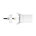 HEITRONIC damp-proof luminaire SHARK-X Bluetooth controllable IP65, white dimmable