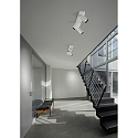 Helestra LED Ceiling luminaire RIWA LED Spot, 1 flame, IP20, white matt