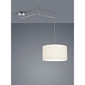 Helestra Pendant luminaire CERTO 2, E27, IP20, chrome / white