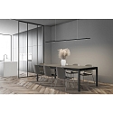 LED Pendant luminaire LOOPY LED, IP20, black matt