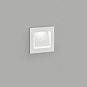 LED Wall recessed luminaire SENT Outdoor luminaire, IP54, white matt