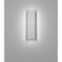 Helestra LED Wall luminaire DEX LED, IP20, white matt - aluminum polished