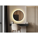 Helestra mirror with lighting VIDO � 70CM tunable white, indirect IP44, black 