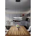 Helestra LED Pendant luminaire LIV 40 LED, IP20, black matt
