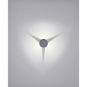 Helestra outdoor wall luminaire SKY indirect IP54, graphite 
