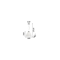 Ideal Lux Floor lamp FIRENZE PT1, E27, antique white