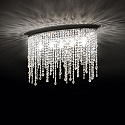 Ideal Lux Ceiling luminaire RAIN PL3, 3 flames, E14, chromee