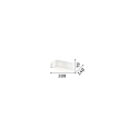 Ideal Lux Wall luminaire BOX AP2, 2 flames, G9, 40W, white