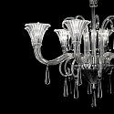 Ideal Lux Wall luminaire SANTA AP1 SMALL, E14, transparent