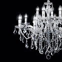 Chandelier FLORIAN SP12, 12 flames, E14, chrome