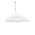 Pendant luminaire LENA SP3 D64, 3 flames, E27, � 64cm, white