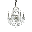 Chandelier GIOCONDA SP6, 6 flames, E14, silver