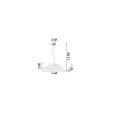 Ideal Lux Pendant luminaire LENA SP3 D74, 3 flames, E27, � 74cm, white