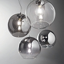 Ideal Lux Pendant luminaire NEMO CLEAR SP1 D30, E27, � 30cm, transparent