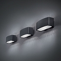 Wall luminaire ANDROMEDA AP1, E27, anthracite